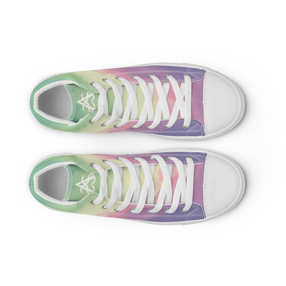 Cloudy Genderfae High Top Canvas Shoes (Fem Sizing)