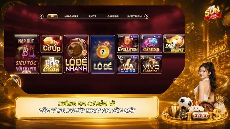 Thông tin cơ bản về nền tảng người tham gia cần biết