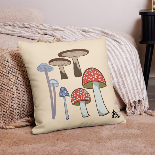 Mushroom Lover Premium Pillow Case