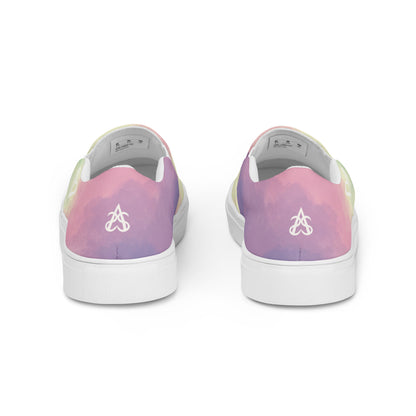 Cloudy Genderfae Slip-on Canvas Shoes (Masc Sizing)