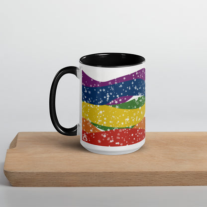 Starry Rainbow Banner Mug